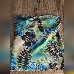 Tropical paisley sleeveless top